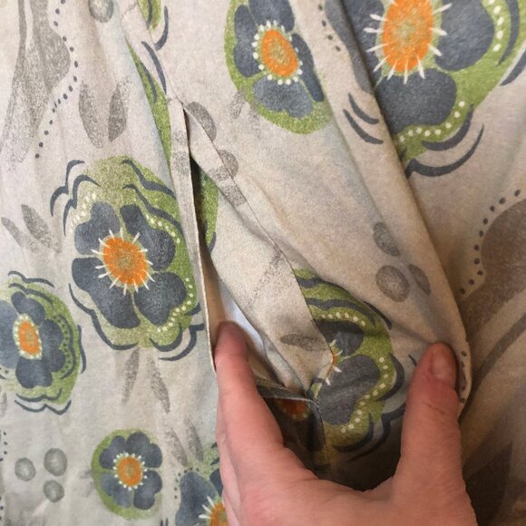 Gudrun Sjoden Organic Cotton Modal Floral Dress XL Lagenlook - Picture 6 of 6